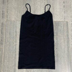 SugarLips Seamless Long Camisole Tank Top Black One Size